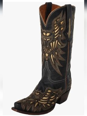 Luchesse X Resistol Ranch Snip Toe Inlay Boots M3582, Wmn's 9.5
